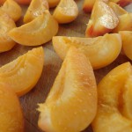 Quartiers abricots Tarte abricots pistache