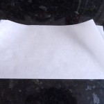 Rond de papier sulfurisé cuisson à blanc
