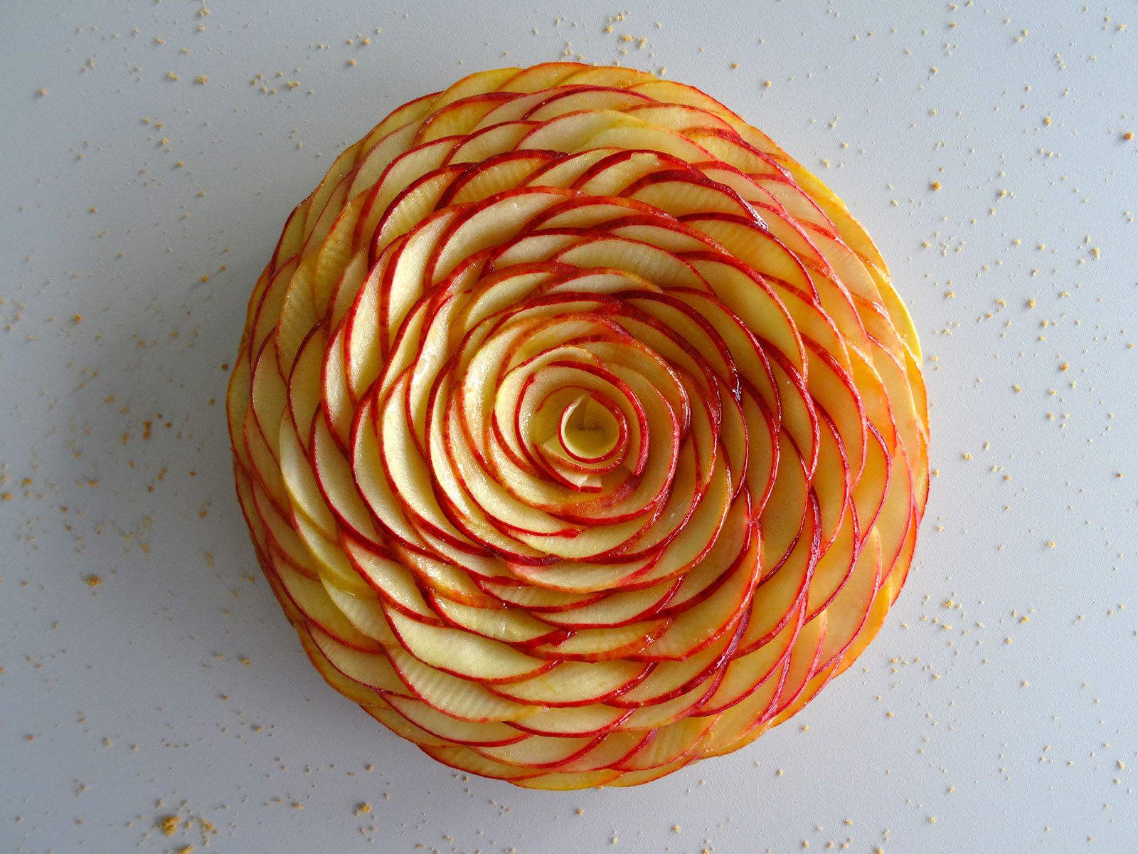 Tarte aux pommes façon Cédric Grolet – Fou de pâtisserie